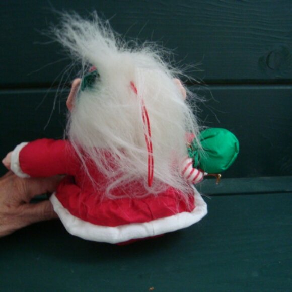 Vintage Norfin Santa Troll ParaChutes International Silver Co Rare Plush - Picture 5 of 7